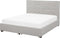 ROCHELLE - Bed opbergruimte - Lichtgrijs - 140 x 200 cm - Polyester