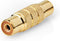 Nedis Mono-Audioadapter - RCA Female - RCA Female - Verguld - Recht - Metaal - Metaal - 1 Stuks - Doos