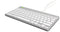 R-Go Tools Compact Break - Ergonomisch Toetsenbord met Pauze Indicator - Wit