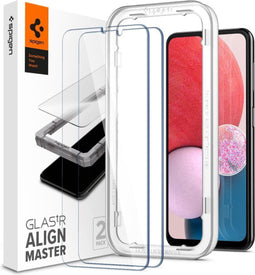 Spigen AlignMaster Samsung Galaxy A13 - Full Cover Glass 9H - Inclusief montage frame (2 stuks)