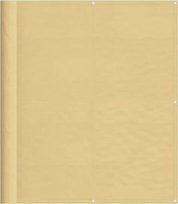 vidaXL - Balkonscherm - 120x300 - cm - 100% - oxford - polyester - zandkleurig