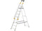 Drabest Tool Tray Ladder - Enkelzijdig - 8 Treden - Aluminium - Lichtgewicht ontwerp