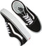 VANS WM Ward Platform (Canvas) Black/White -Maat 37
