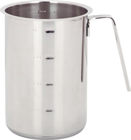 Demeyere 8010 Resto 3 - Hoge Sauspotje 10 cm - RVS met maatindicaties - Geschikt voor alle warmtebronnen