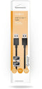 Nedis CCGB61000BK10 - USB A naar USB A kabel - 100 cm - Zwart