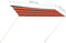 vidaXL - Luifel - uittrekbaar - 350x150 - cm - oranje - en - bruin