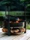 CookKing Multi-functionele Vuurschaal Montana X met Grillrooster 60 cm - Hoge Kwaliteit Staal - Handgemaakt in Europa