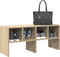 vidaXL - Schoenenrek - stapelbaar - 89,5x30x40 - cm - sonoma - eikenkleurig