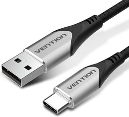 Vention CODHD USB-kabel USB 2.0 0,5 m USB A USB C Aluminium, Zwart