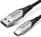 Vention CODHD USB-kabel USB 2.0 0,5 m USB A USB C Aluminium, Zwart
