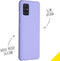 Accezz Galaxy A51 - Liquid Silicone Backcover - Schokabsorberend - Paars