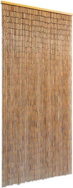vidaXL - Deurgordijn - 90x200 - cm - bamboe
