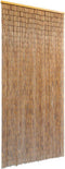 vidaXL - Deurgordijn - 90x200 - cm - bamboe