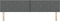 vidaXL - Hoofdbord - met - Diamant - Blokkenontwerp - - - Donkergrijs - - - 200 - cm - - - Stoffering