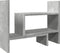 Bureau organiser 38,5x17x39 cm bewerkt hout betongrijs