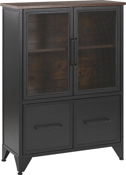 VINCE - Sideboard - Donkerhout - Vezelplaat