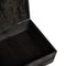 vidaXL - Houten - kist - met - deksel - 40x30x13 - cm - massief - grenenhout - zwart