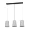 EGLO Alsager - Hanglamp - E27 - 91 cm - Zwart|Grijs - Vilt|Staal