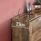 SoBuy FSR137-L-F - Schoenenkast - 3 Kleppen - Bruin