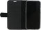 Valenta iPhone 12 Mini - Book Case - Handgemaakt zwart leer met kaartsleuven - Zwart