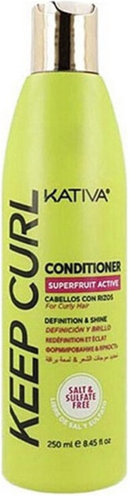 Conditioner voor Gedefinieerde Krullen Kativa Keep Curl (250 ml)