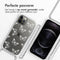 iMoshion Hoesje Geschikt voor iPhone 12 / 12 Pro Hoesje Met Koord - iMoshion Design Hoesje met Koord - Transparant / Butterfly
