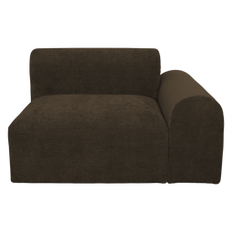Urban Nature Culture Tao AR - Modular seater - Hoogwaardige polyester - Donkerbruin 120 * 100 * 74cm