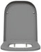 vidaXL - Toiletdeksel - met - Snelle - Montage - en - Soft - Close - in - Duroplast - Grijs