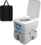 SereneLife Draagbaar Toilet, 20 Liter portabletoilet met CHH Pomp & Niveau Indicator, 100-120 Spoelingen