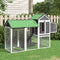 vidaXL - Kippenhok - 193x65x117 - cm - massief - grenenhout - grijs
