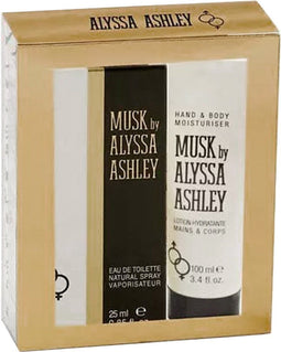 Alyssa Ashley Musk EDT 25 ml + Hand & Body Lotion 100 ml - Geschenkset