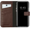 Selencia iPhone 12 Pro Max - Echt Lederen Bookcase - Schokbestendig - Bruin