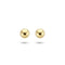 Sparkle14 Bol oorknoppen - 4 mm - 14K goud
