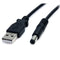 Startech.com USB2TYPEM2M - USB 2.0 type-A naar DC connector - 200 cm - Zwart