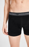 JACK&JONES ADDITIONALS JACWAISTBAND TRUNKS - Boxershorts - 3-pack - Asphalt (3-pack)