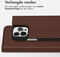 Accezz Premium Leather Slim Bookcase - iPhone 13 Pro Max - Echt Nappa leer - Bruin