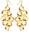Casa Jewelry Shadow - Oorhangers - Goud Verguld - 8 cm