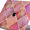 Lunso Geschikt voor MacBook Pro 13 inch (2016-2019) cover hoes - case - Diamond Rose