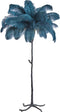 Light & Living Vloerlamp Feather - 180cm - Blauw