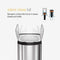 Simplehuman Butterfly - Prullenbak - 10 liter - RVS
