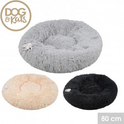 Hondenmand - hondenbed - donut hondenmand - 80cm - beige