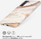 Selencia Aurora Fashion Backcover geschikt voor de Samsung Galaxy S21 - Duurzaam hoesje - 100% gerecycled - Wit Marmer
