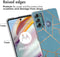 iMoshion Hoesje Geschikt voor Motorola Moto G60 Hoesje Siliconen - iMoshion Design hoesje - Blauw / Blue Graphic