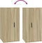 vidaXL - Tv-wandmeubel - 40x34,5x80 - cm - sonoma - eikenkleurig