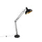 Reality Salvador - Vloerlamp - Voetschakelaar In hoogte verstelbaar - Metaal mat zwart L:38,0cm H:180,0cm
