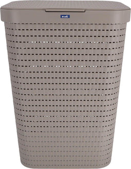 Rotho Country - Wasmand 55 l met deksel - Kunststof - Cappuccino