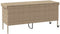 vidaXL - Tuinbox - met - wielen - 160x55x75 - cm - poly - rattan - beige