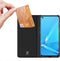 Dux Ducis - Slim bookcase hoes - Geschikt voor Oppo A72 - Zwart