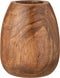 J-Line bloempot Paulownia - hout - bruin - medium - Ø 32 cm