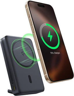 Baseus Nomos - Powerbank 10.000 mAh - Fast Charge 45W USB-C met Qi2 - Zwart